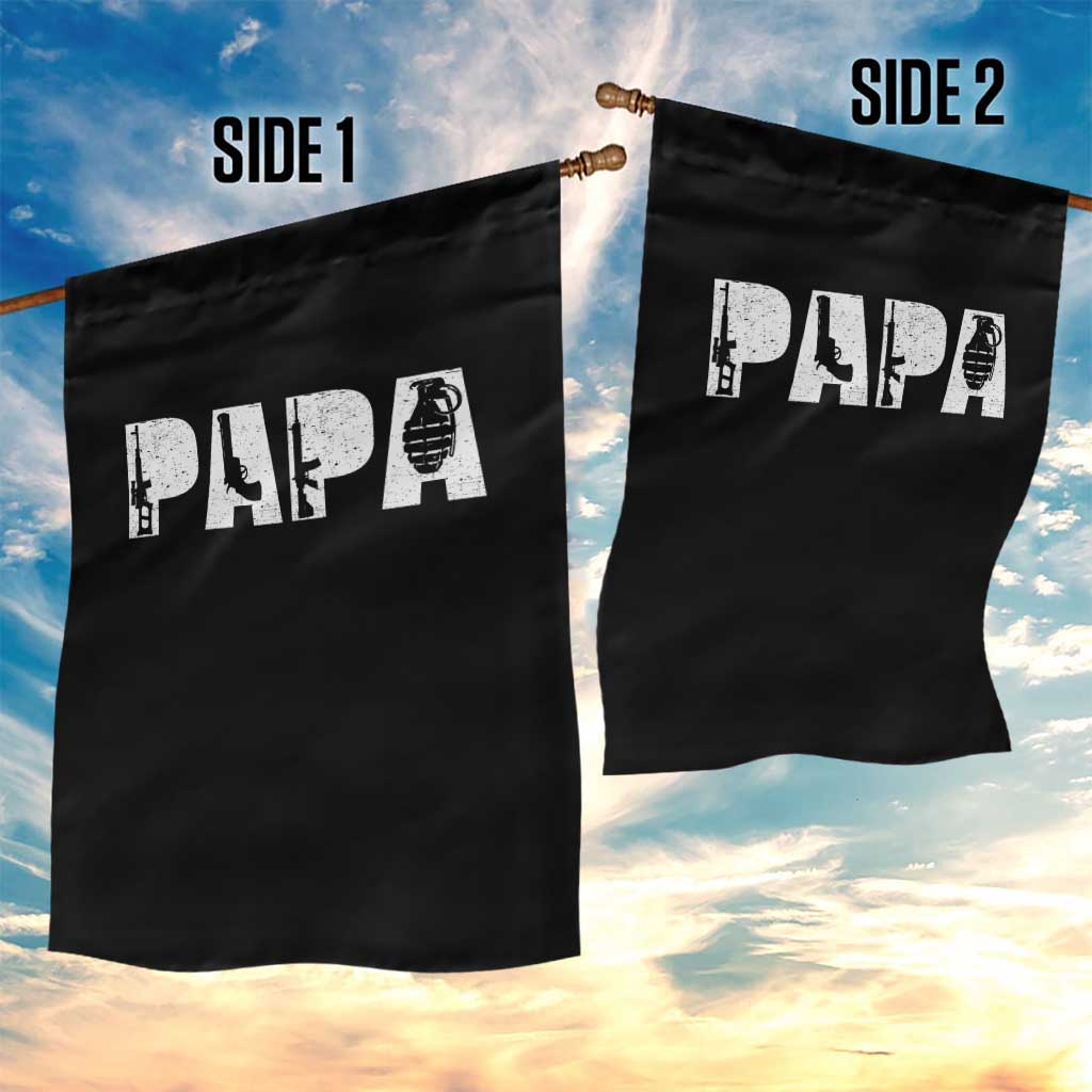 Proud Hunter Dad Garden Flag Funny Hunting Lifestyle Fathers Day Gift TS12 Print Your Wear