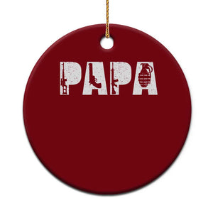 Proud Hunter Dad Ceramic Ornament Funny Hunting Lifestyle Fathers Day Gift TS12 1pc Red Print Your Wear