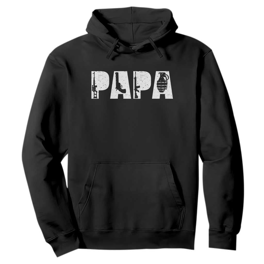 Proud Hunter Dad Hoodie Funny Hunting Lifestyle Fathers Day Gift TS12 Black Print Your Wear
