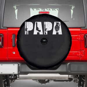Proud Hunter Dad Spare Tire Cover Funny Hunting Lifestyle Fathers Day Gift TS12 Black Print Your Wear