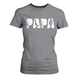 Proud Hunter Dad T Shirt For Women Funny Hunting Lifestyle Fathers Day Gift TS12 Charcoal Print Your Wear