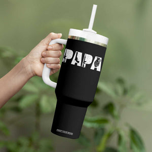 Proud Hunter Dad Tumbler With Handle Funny Hunting Lifestyle Fathers Day Gift TS12 Print Your Wear