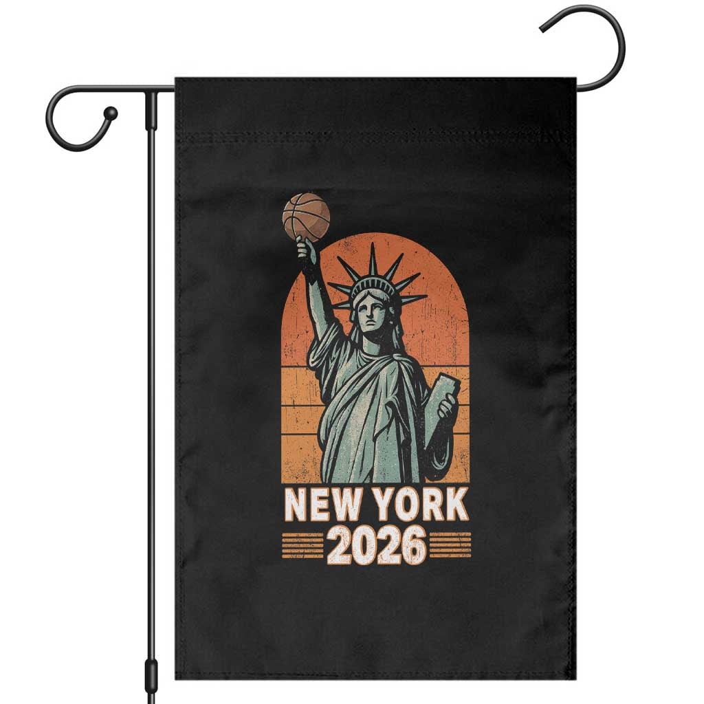 Vintage Statue Of Liberty Basketball Garden Flag New York Sports Lover