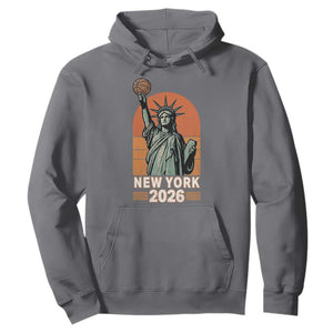 Vintage Statue Of Liberty Basketball Hoodie New York Sports Lover