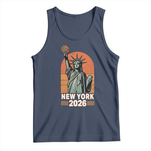 Vintage Statue Of Liberty Basketball Tank Top New York Sports Lover