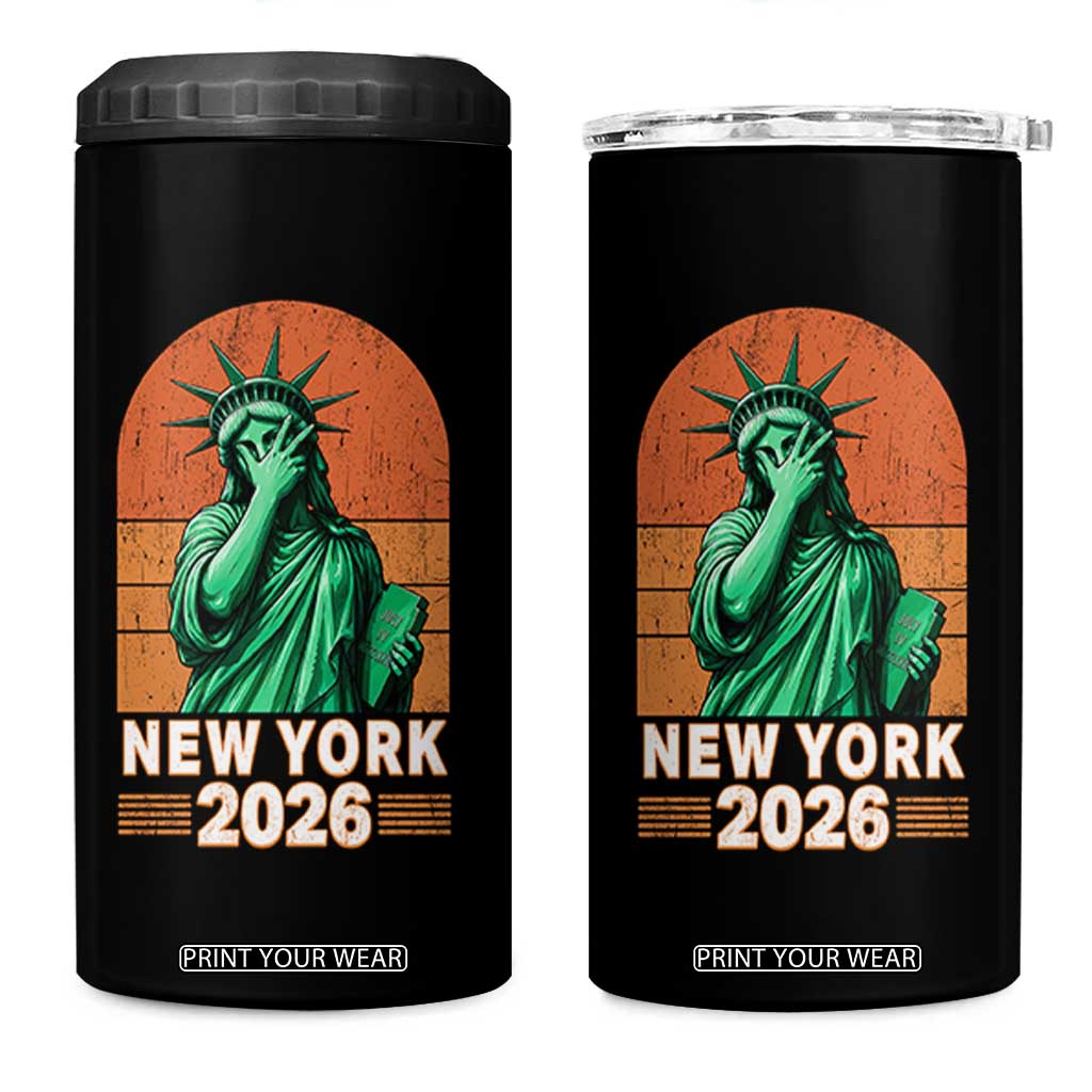 Statue Of Liberty Hoops 4 in 1 Can Cooler Tumbler New York Pride 2026