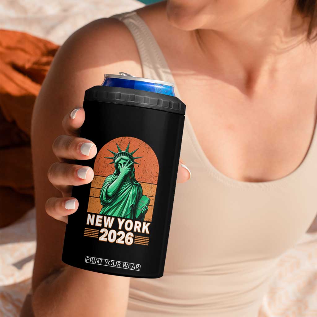 Statue Of Liberty Hoops 4 in 1 Can Cooler Tumbler New York Pride 2026