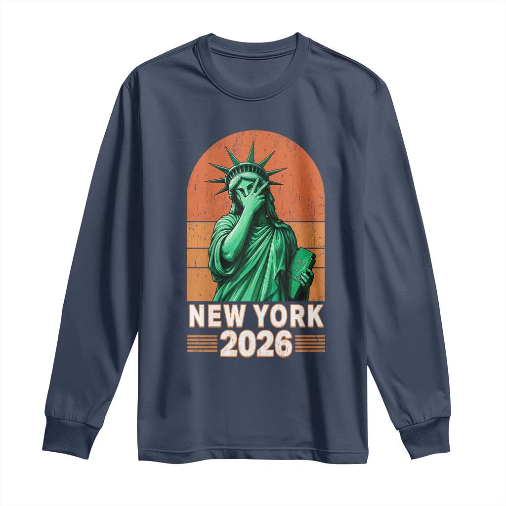 Statue Of Liberty Hoops Long Sleeve Shirt New York Pride 2026