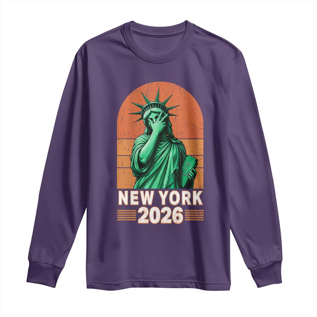 Statue Of Liberty Hoops Long Sleeve Shirt New York Pride 2026