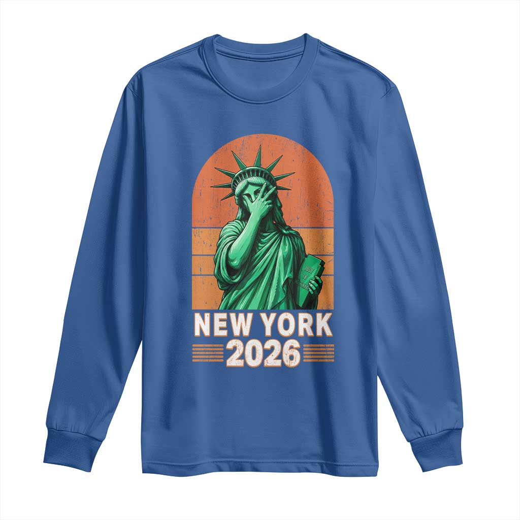 Statue Of Liberty Hoops Long Sleeve Shirt New York Pride 2026