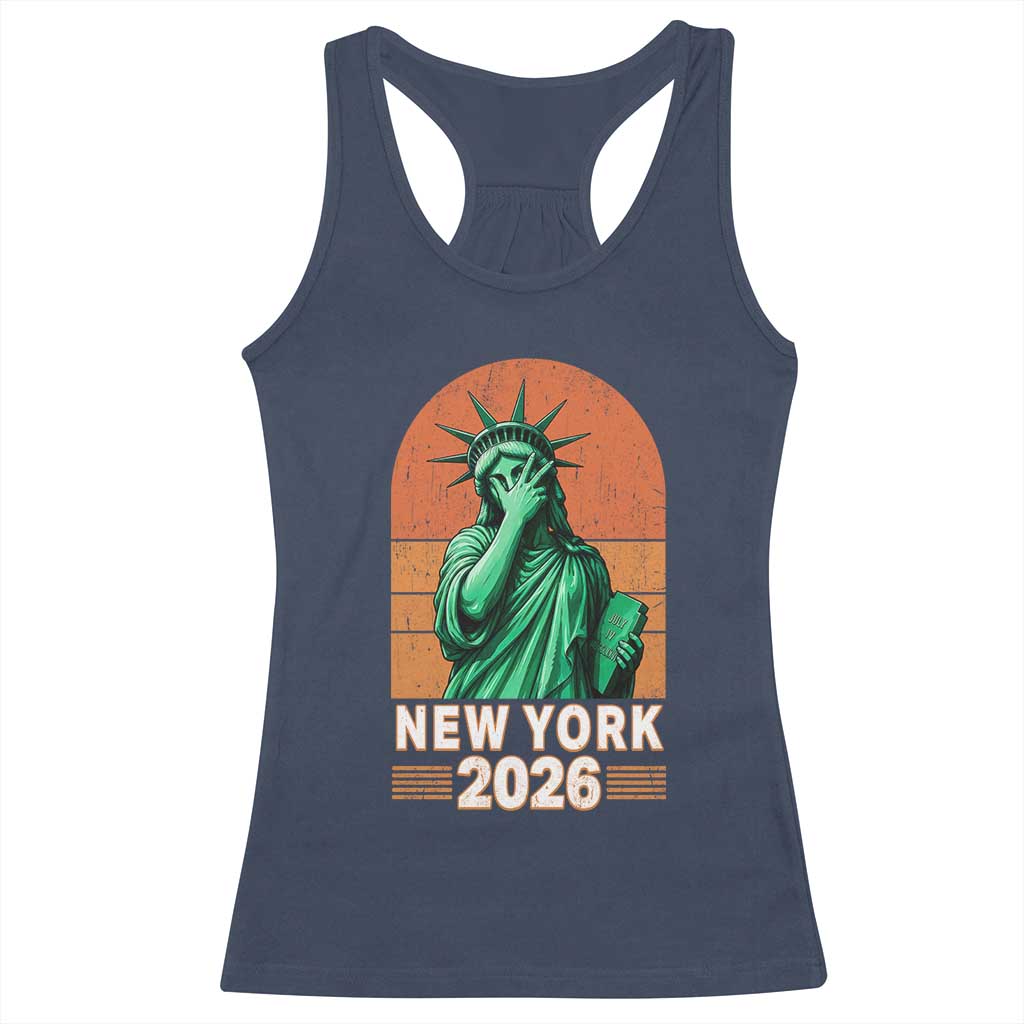 Statue Of Liberty Hoops Racerback Tank Top New York Pride 2026