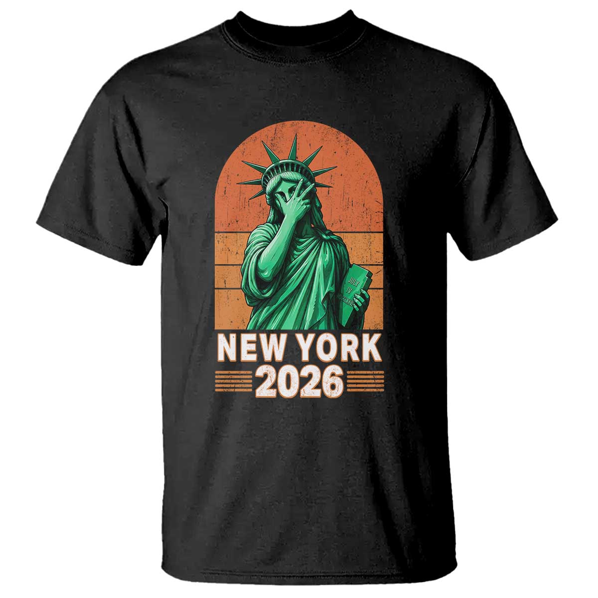 Statue Of Liberty Hoops T Shirt New York Pride 2026