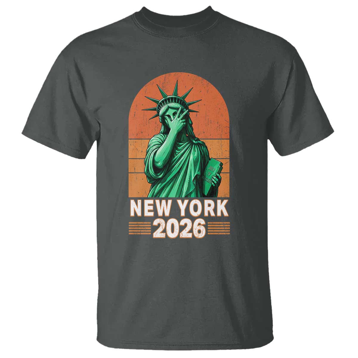 Statue Of Liberty Hoops T Shirt New York Pride 2026