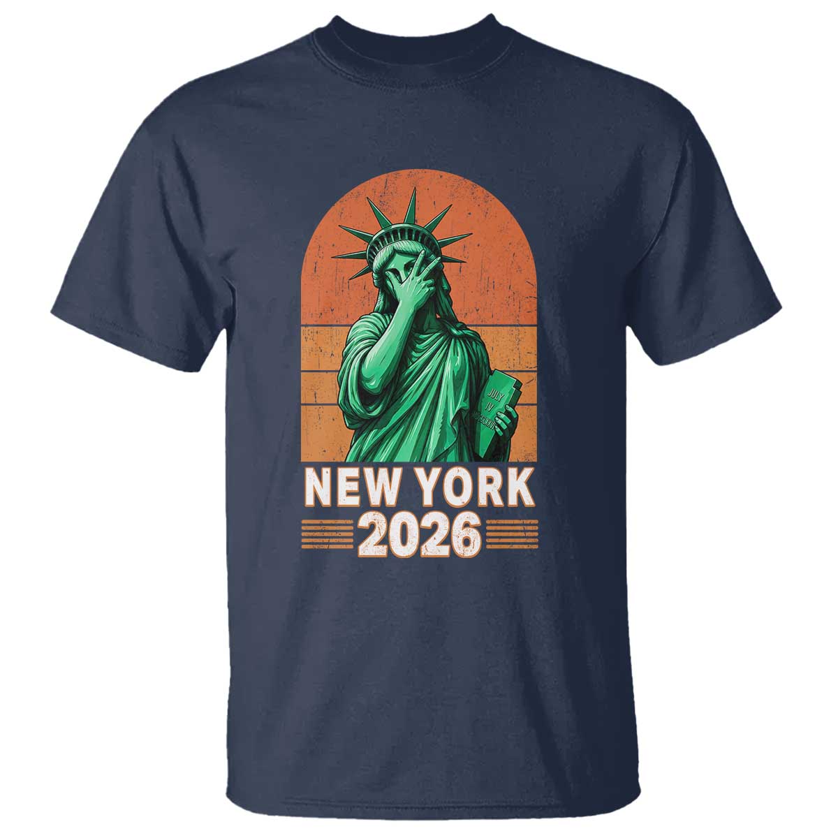 Statue Of Liberty Hoops T Shirt New York Pride 2026
