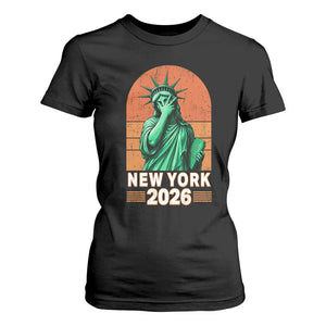 Statue Of Liberty Hoops T Shirt For Women New York Pride 2026
