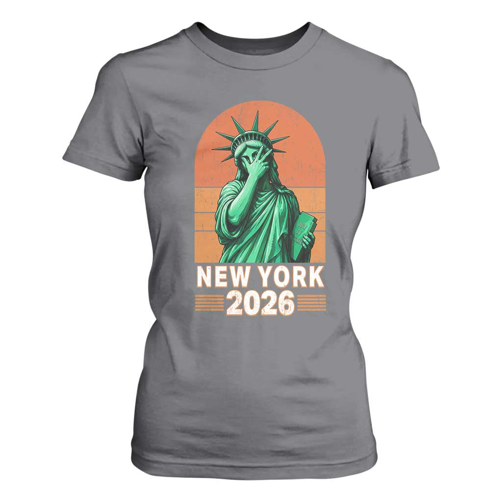 Statue Of Liberty Hoops T Shirt For Women New York Pride 2026