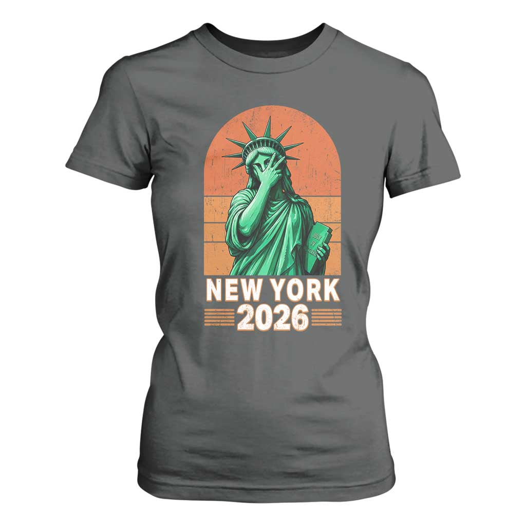 Statue Of Liberty Hoops T Shirt For Women New York Pride 2026