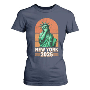 Statue Of Liberty Hoops T Shirt For Women New York Pride 2026