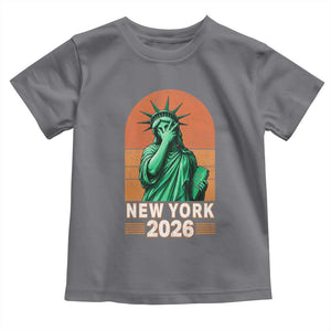 Statue Of Liberty Hoops Toddler T Shirt New York Pride 2026