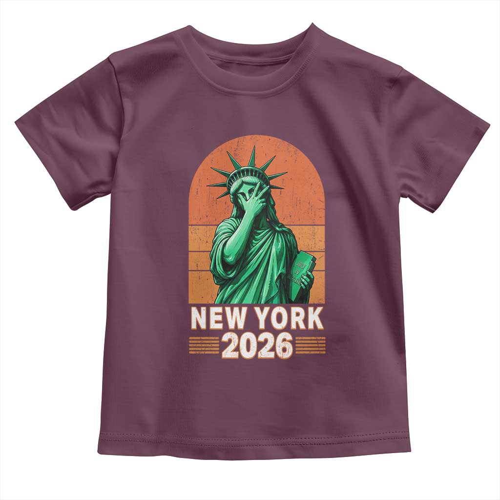 Statue Of Liberty Hoops Toddler T Shirt New York Pride 2026