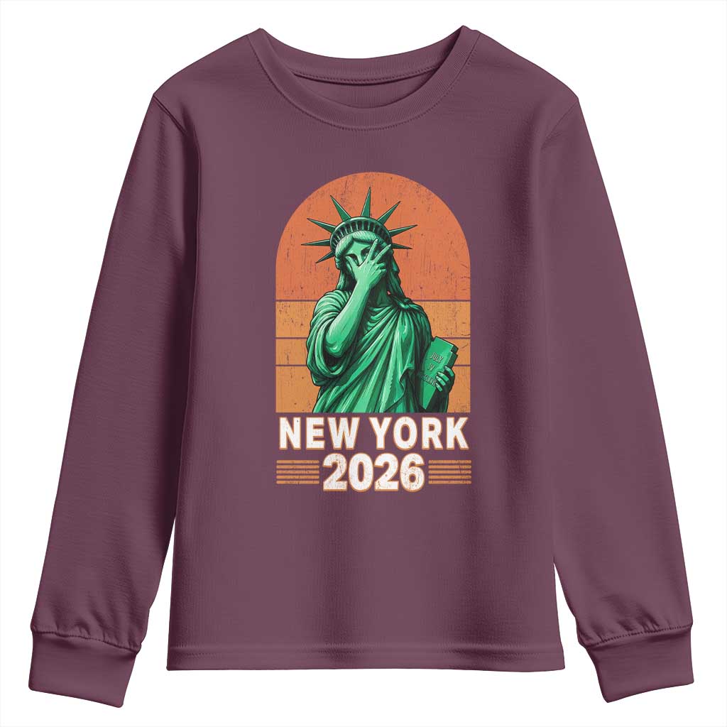 Statue Of Liberty Hoops Youth Sweatshirt New York Pride 2026