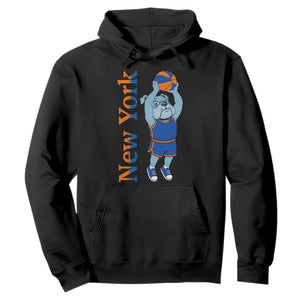 Funny Bulldog Playing Basketball Hoodie New York Pride