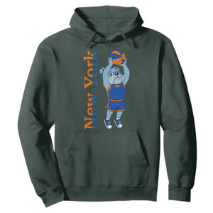 Funny Bulldog Playing Basketball Hoodie New York Pride