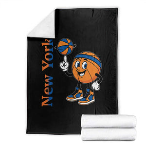 Funny New York Pride Throw Blanket Basketball Lover Fan Gift