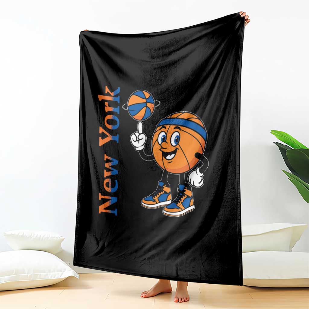 Funny New York Pride Throw Blanket Basketball Lover Fan Gift