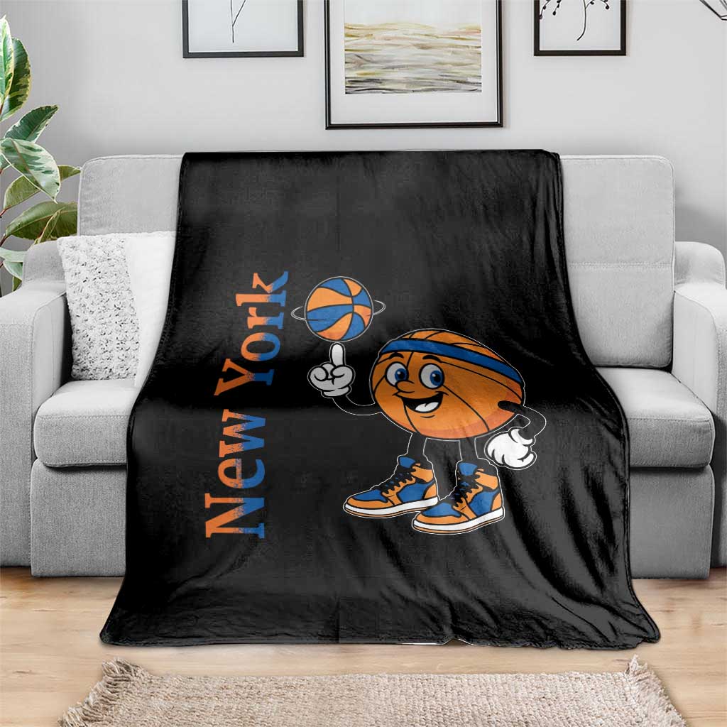 Funny New York Pride Throw Blanket Basketball Lover Fan Gift