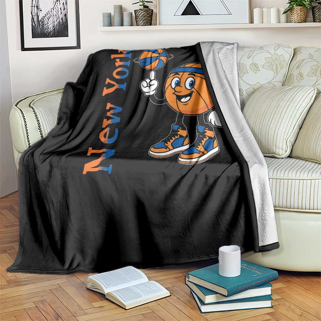 Funny New York Pride Throw Blanket Basketball Lover Fan Gift