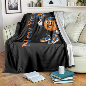 Funny New York Pride Throw Blanket Basketball Lover Fan Gift