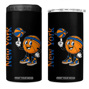 Funny New York Pride 4 in 1 Can Cooler Tumbler Basketball Lover Fan Gift