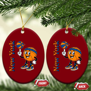 Funny New York Pride Ceramic Ornament Basketball Lover Fan Gift