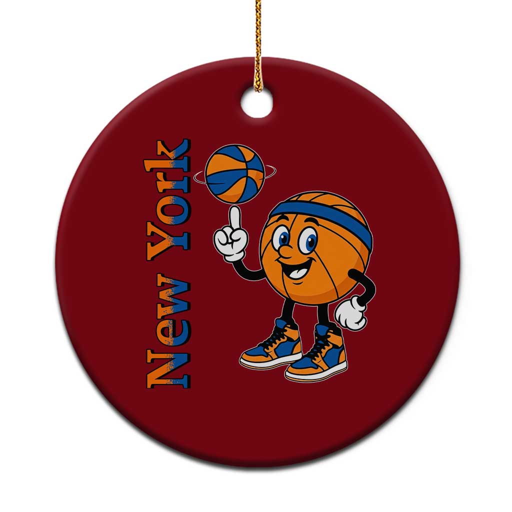 Funny New York Pride Ceramic Ornament Basketball Lover Fan Gift