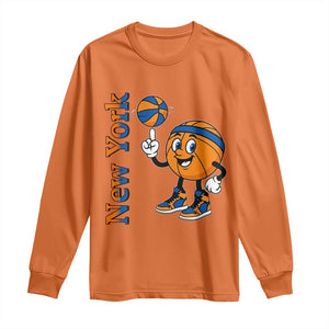 Funny New York Pride Long Sleeve Shirt Basketball Lover Fan Gift