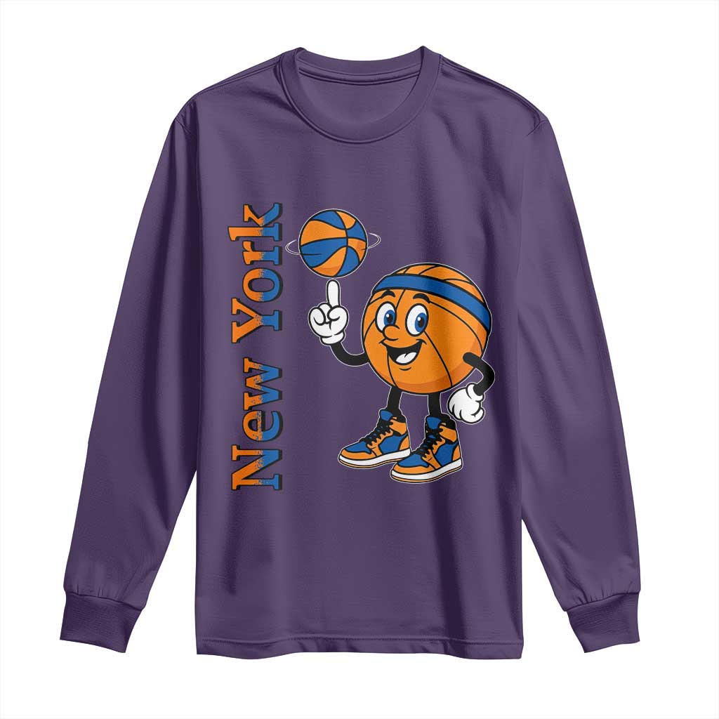 Funny New York Pride Long Sleeve Shirt Basketball Lover Fan Gift