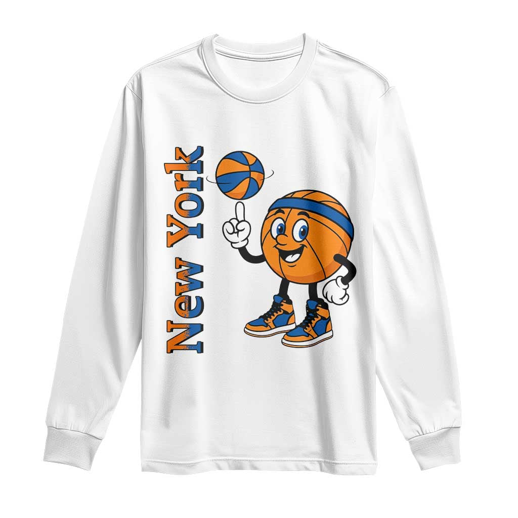 Funny New York Pride Long Sleeve Shirt Basketball Lover Fan Gift