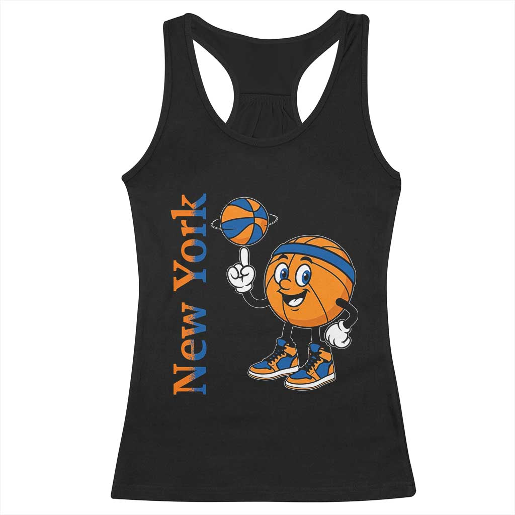 Funny New York Pride Racerback Tank Top Basketball Lover Fan Gift