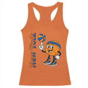 Funny New York Pride Racerback Tank Top Basketball Lover Fan Gift