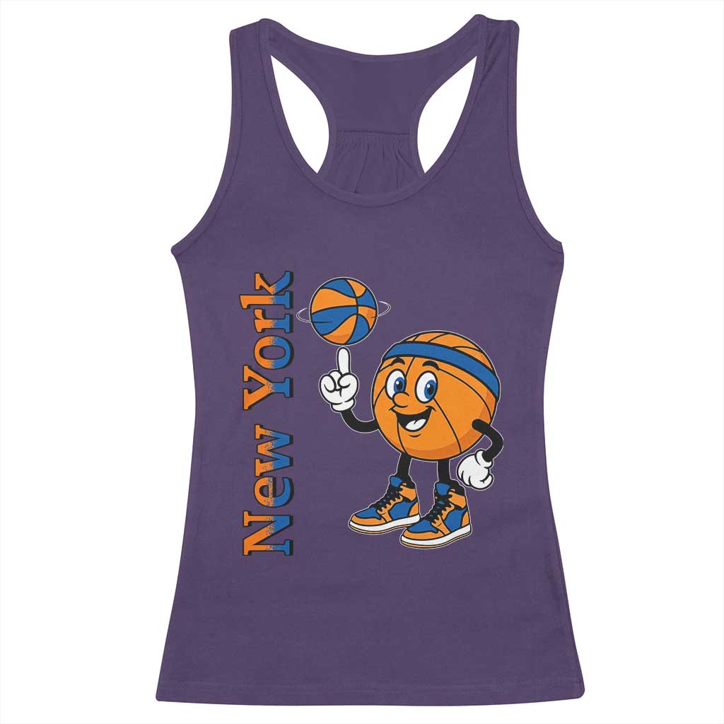 Funny New York Pride Racerback Tank Top Basketball Lover Fan Gift