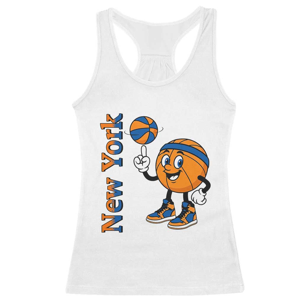 Funny New York Pride Racerback Tank Top Basketball Lover Fan Gift