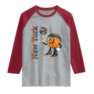 Funny New York Pride Raglan Shirt Basketball Lover Fan Gift