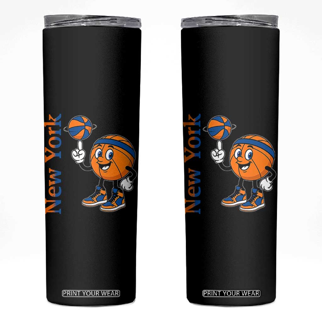 Funny New York Pride Skinny Tumbler Basketball Lover Fan Gift