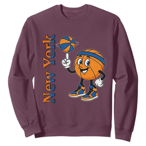Funny New York Pride Sweatshirt Basketball Lover Fan Gift