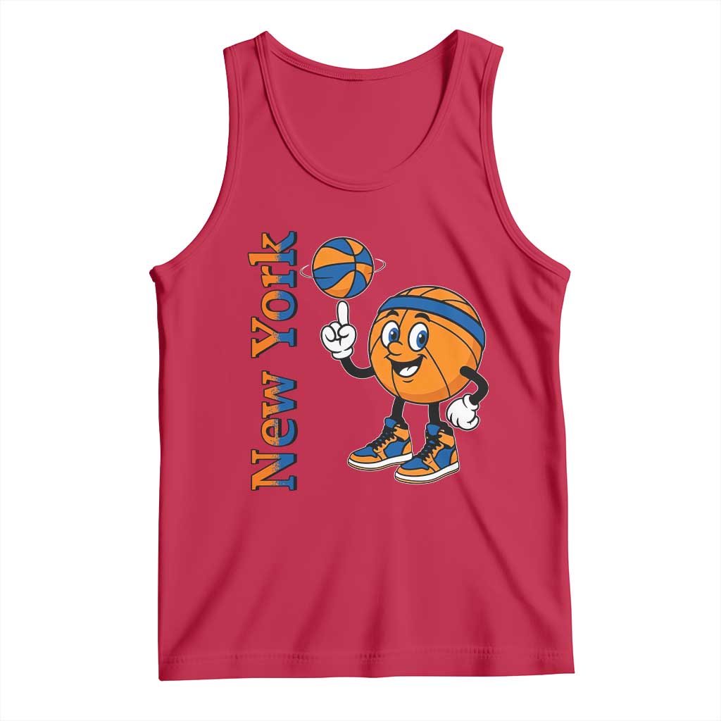 Funny New York Pride Tank Top Basketball Lover Fan Gift TS12 Red Print Your Wear