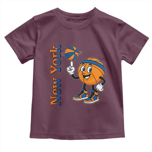 Funny New York Pride Toddler T Shirt Basketball Lover Fan Gift