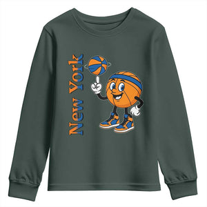 Funny New York Pride Youth Sweatshirt Basketball Lover Fan Gift