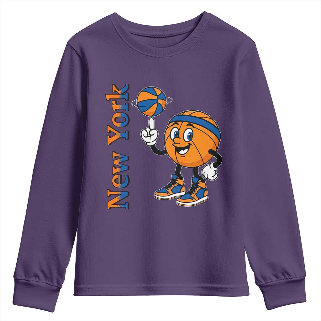 Funny New York Pride Youth Sweatshirt Basketball Lover Fan Gift