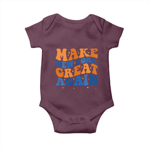 Make New York Great Again Baby Onesie Retro Wave Graphic